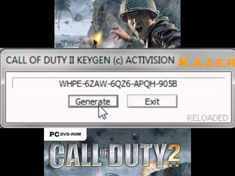 Where To Insert Serial Key Call Of Duty 2